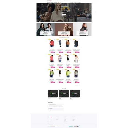 Butik PRO Prestashop, desktop design